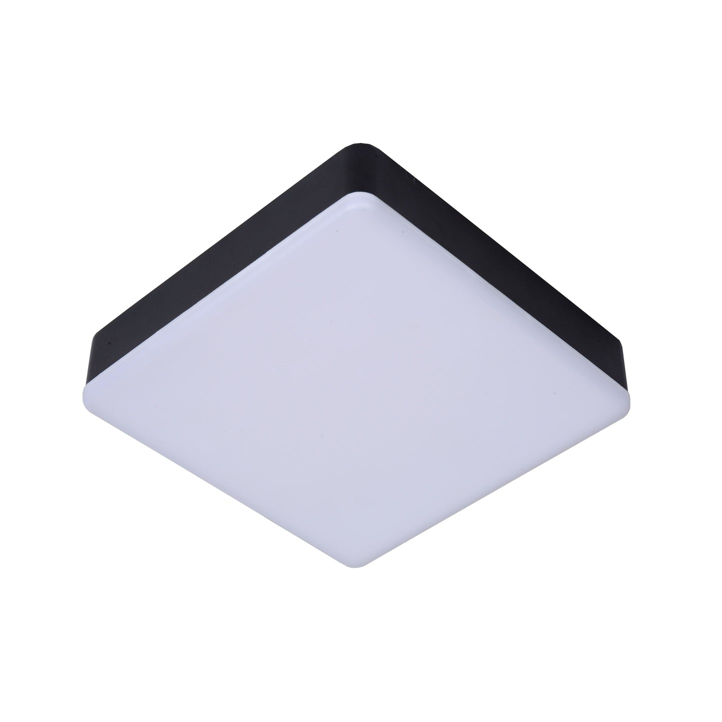 Lucide CERES-LED - Flush ceiling light Bathroom - LED Dim. - 1x30W 3000K - IP44 - Black