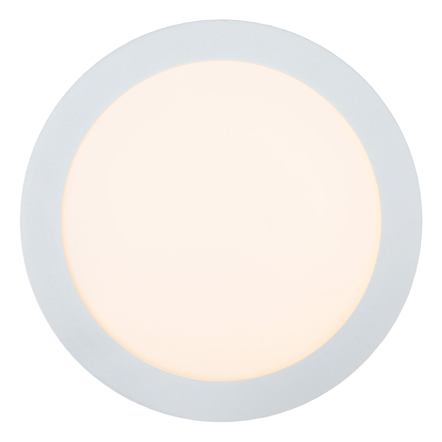 Lucide BRICE-LED - Flush ceiling light Bathroom - Ø 24 cm - LED Dim. - 1x15W 3000K - IP44 - White
