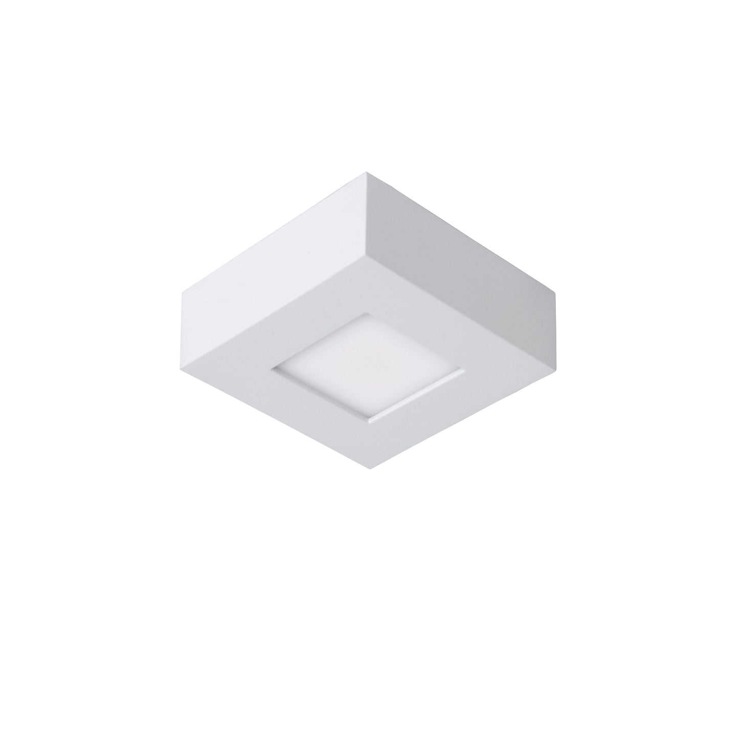 Lucide BRICE-LED - Flush ceiling light Bathroom - LED Dim. - 1x8W 3000K - IP44 - White