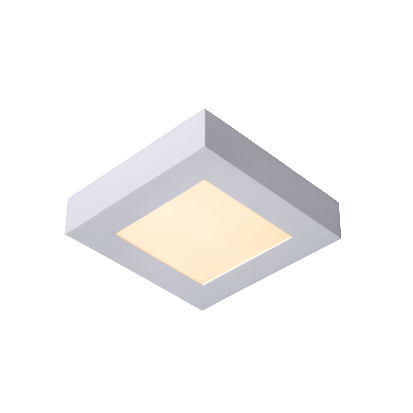 Lucide BRICE-LED - Flush ceiling light Bathroom - LED Dim. - 1x15W 3000K - IP44 - White