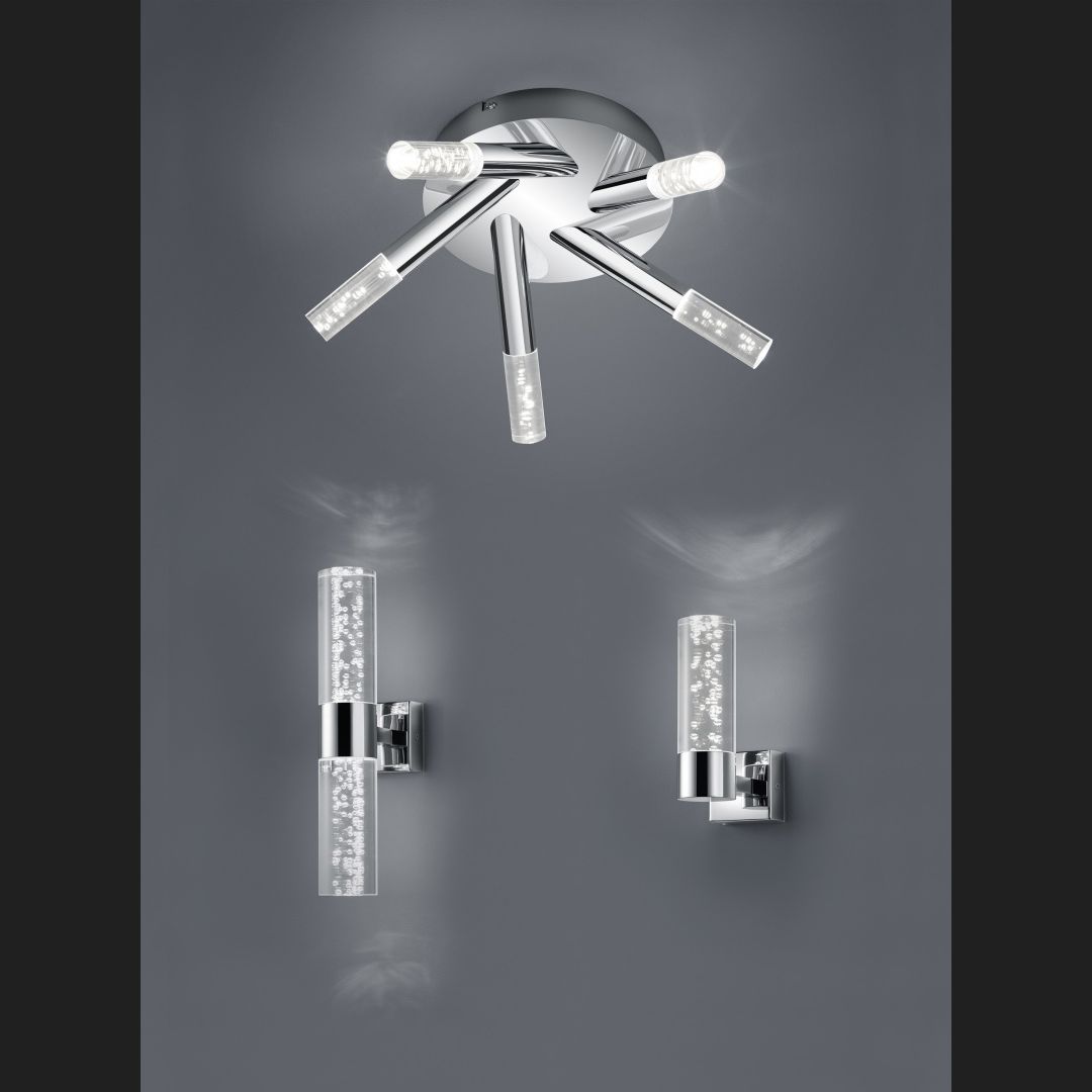 Bolsa - Wall lamp - Transparent Clear - Trio