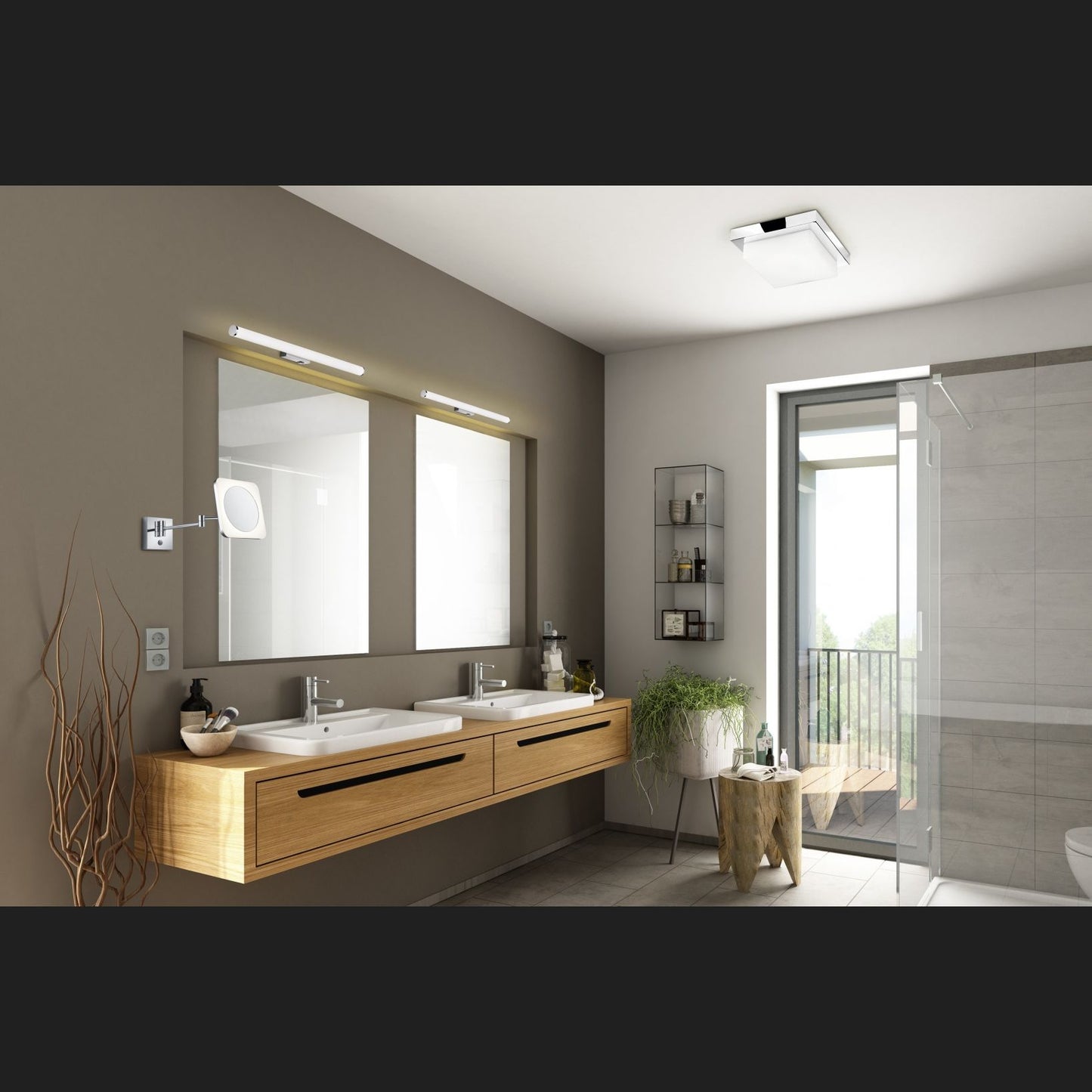 Matttimo - Wall lamp - Chrome - Trio