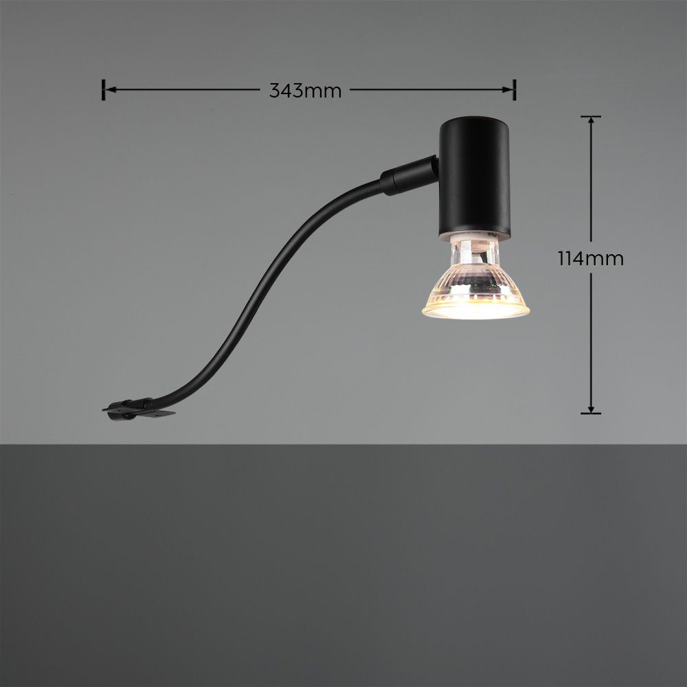 Giada - Wall lamp - Black Matt - Trio