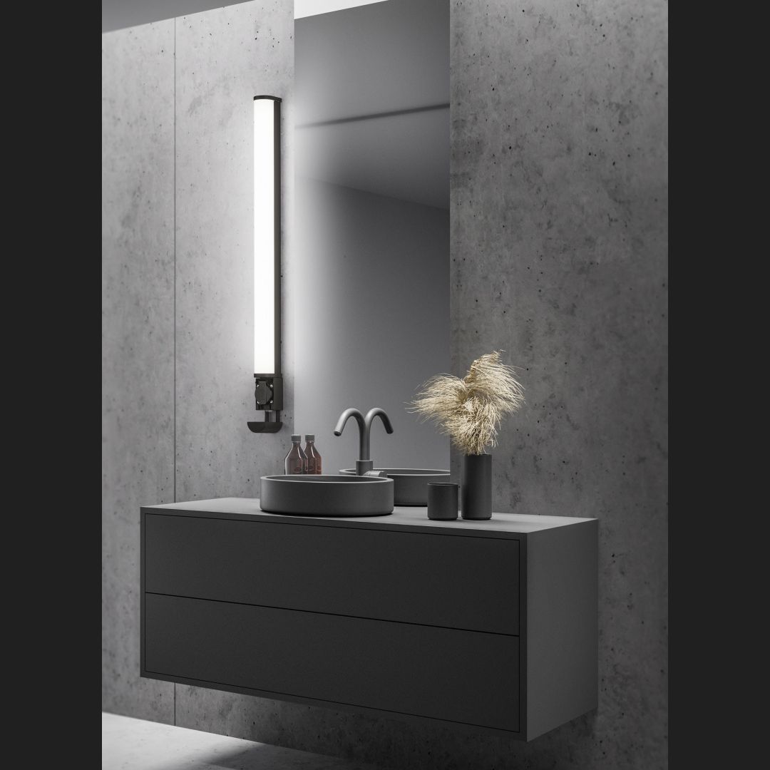 Piera - Wall lamp - Black Matt - Trio