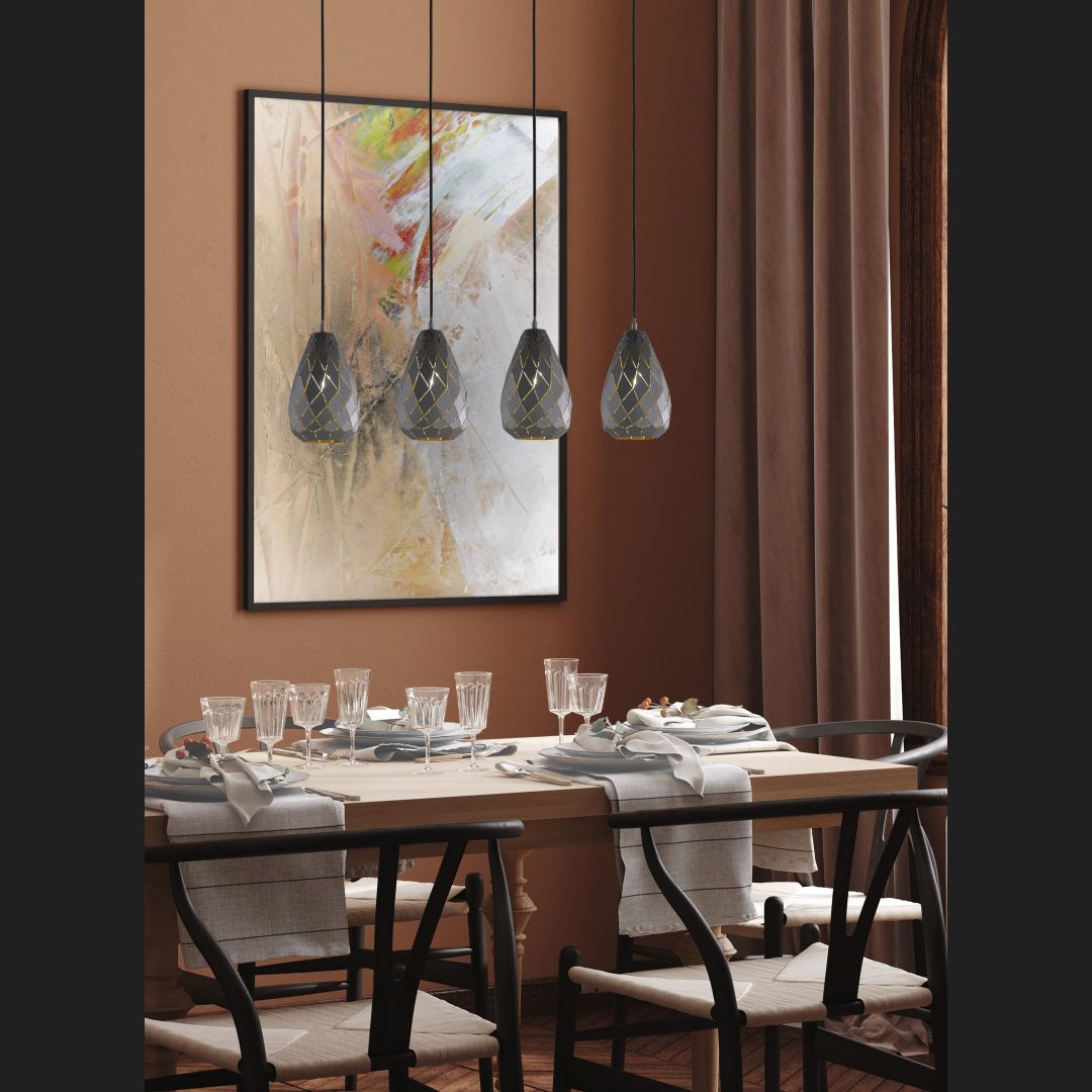 Onyx - Pendant - Anthracite - Trio