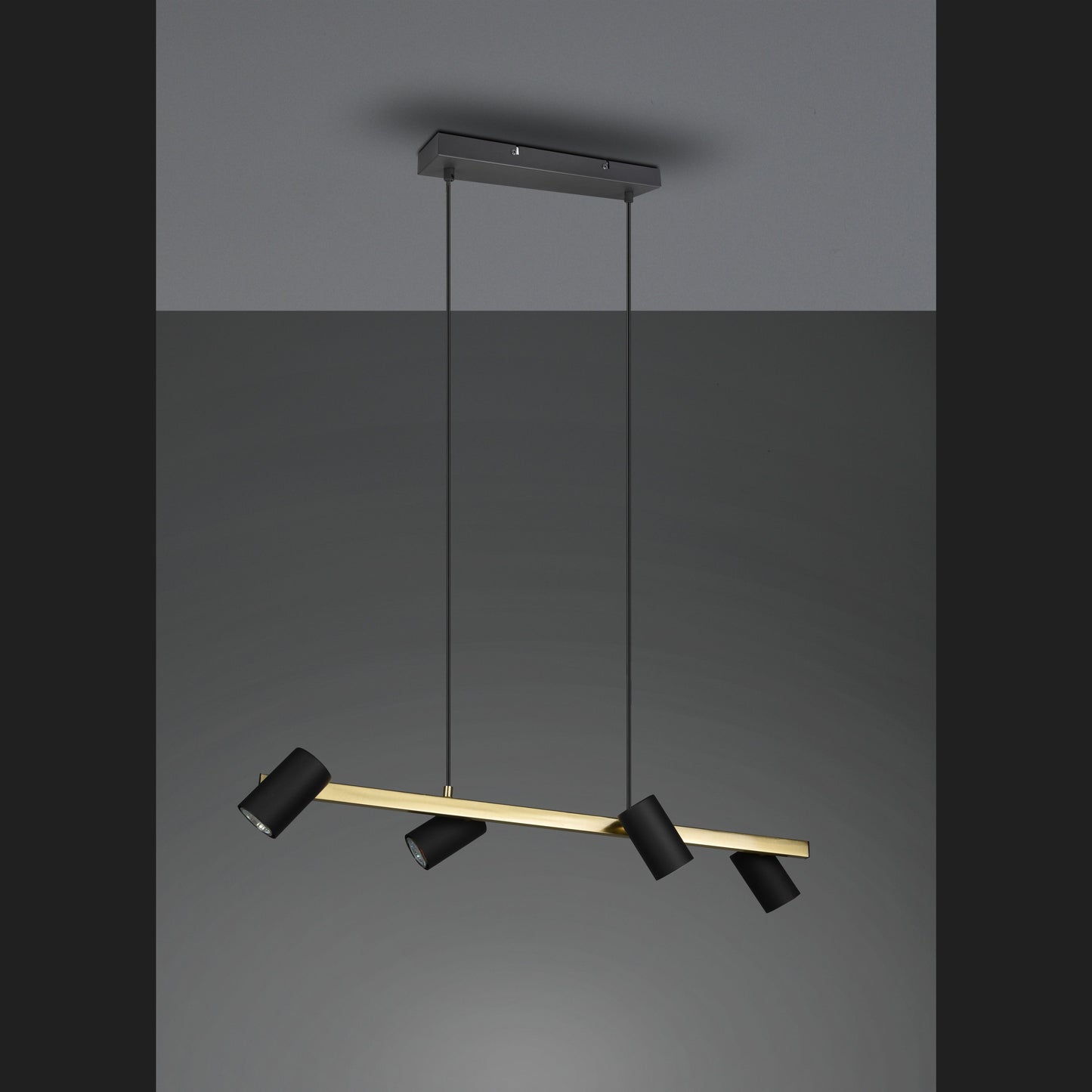 Marley - Pendant - Black - Gold - Trio