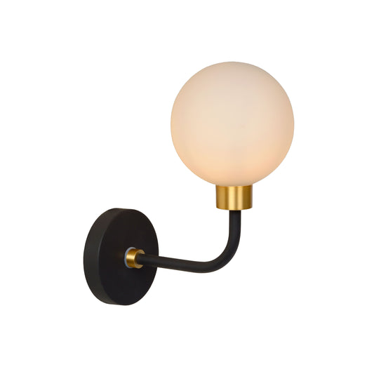 Lucide BEREND - Wall light Bathroom - 1xG9 - IP44 - Black
