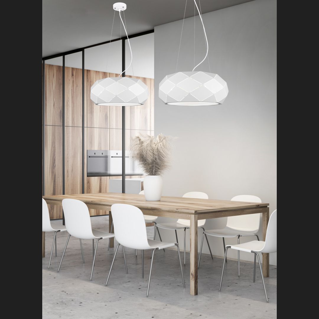 Zandor - Pendant - White Matt - Trio