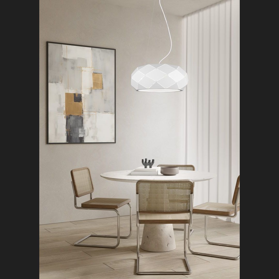 Zandor - Pendant - White Matt - Trio