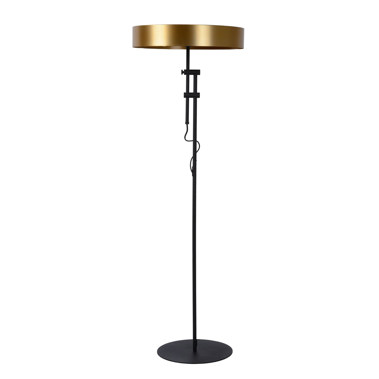 Lucide GIADA - Floor lamp - Ø 45 cm - 2xE27 - Matt Gold / Brass