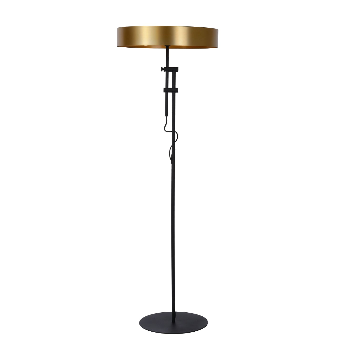 Lucide GIADA - Floor lamp - Ø 45 cm - 2xE27 - Matt Gold / Brass