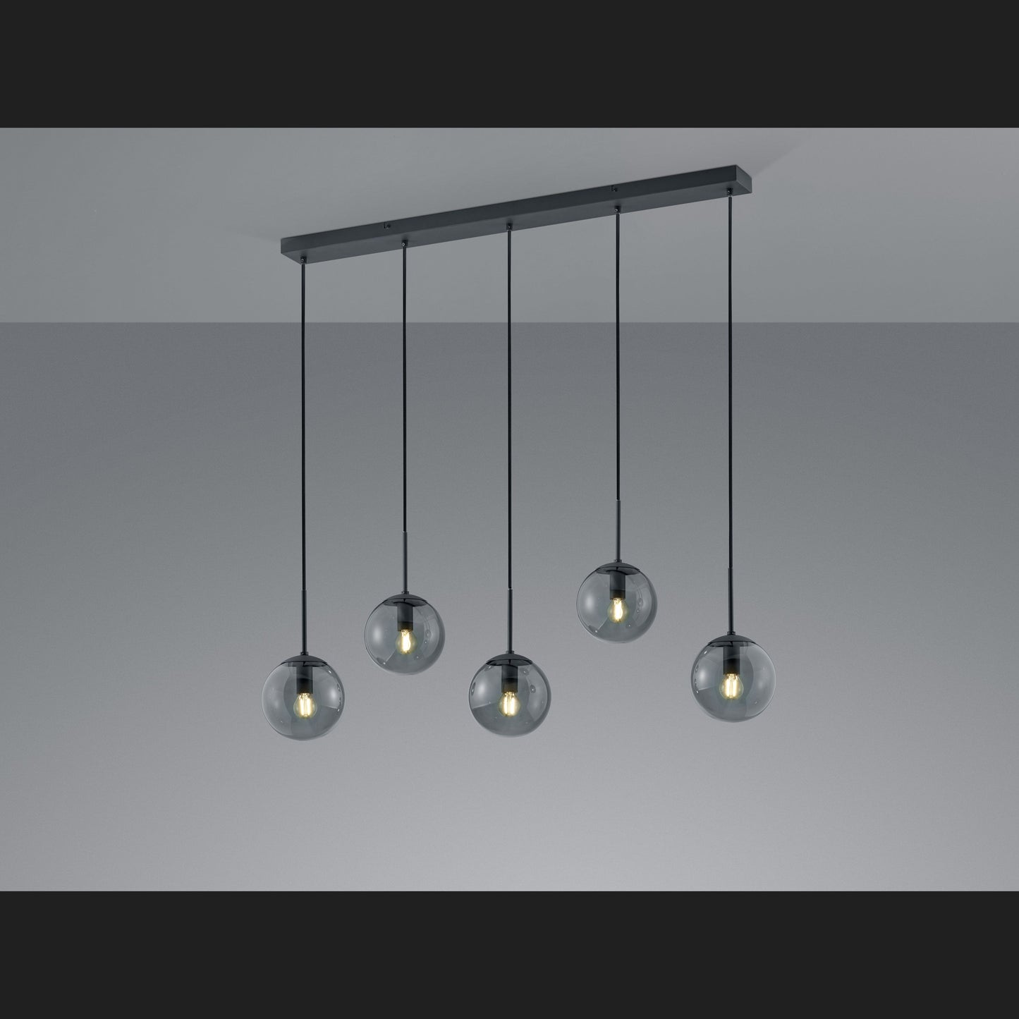 Balini - Pendant - Smoke - Trio