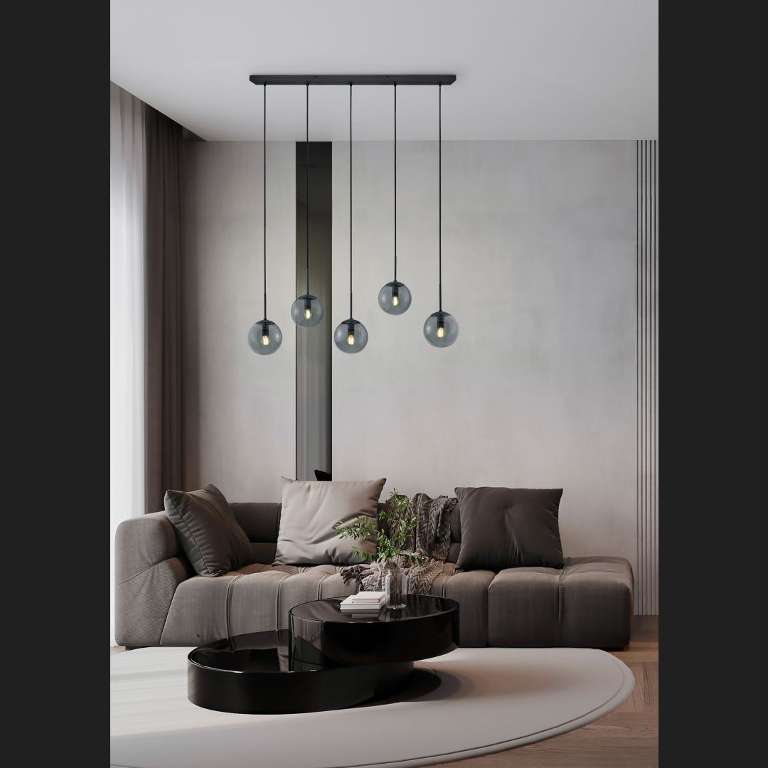 Balini - Pendant - Smoke - Trio