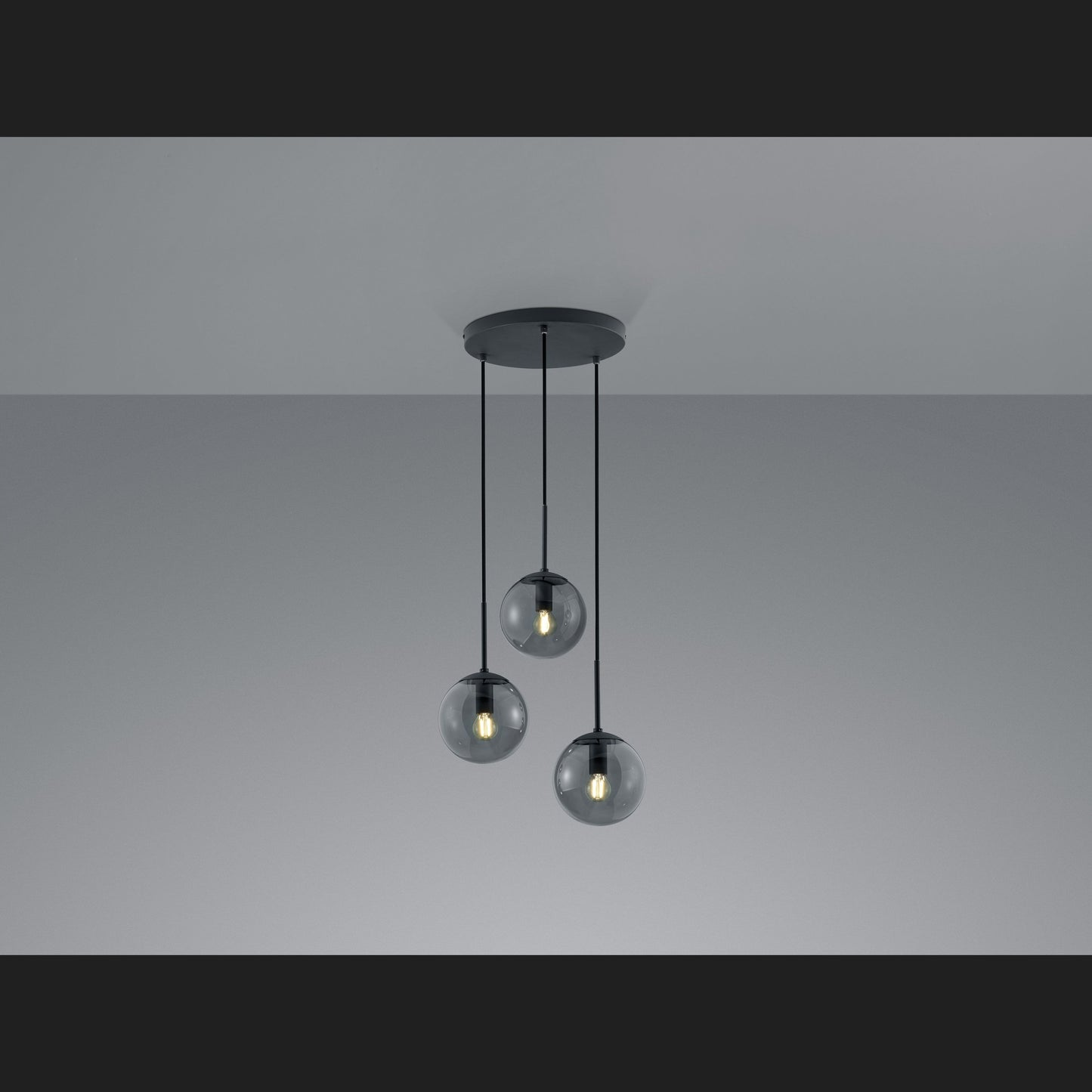 Balini - Pendant - Smoke - Trio