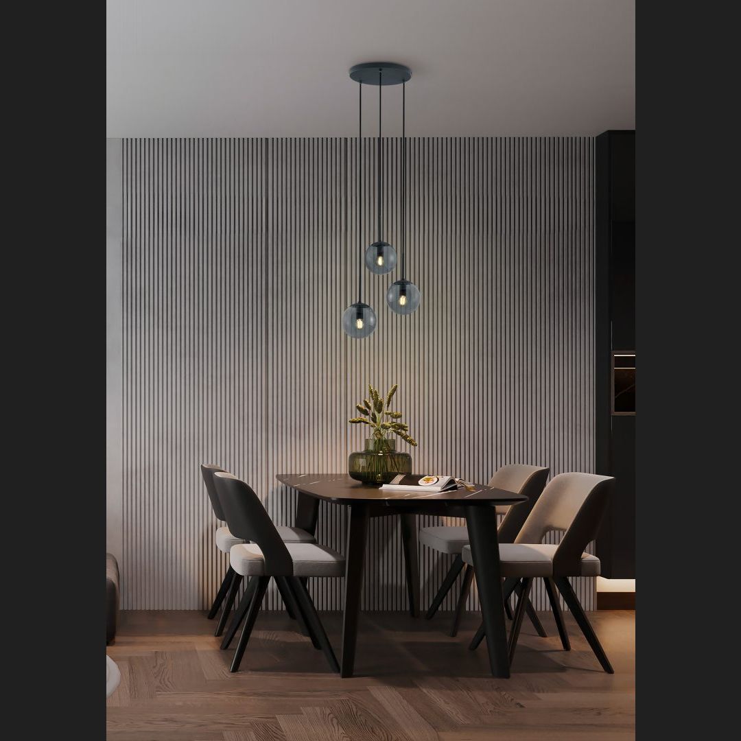 Balini - Pendant - Smoke - Trio