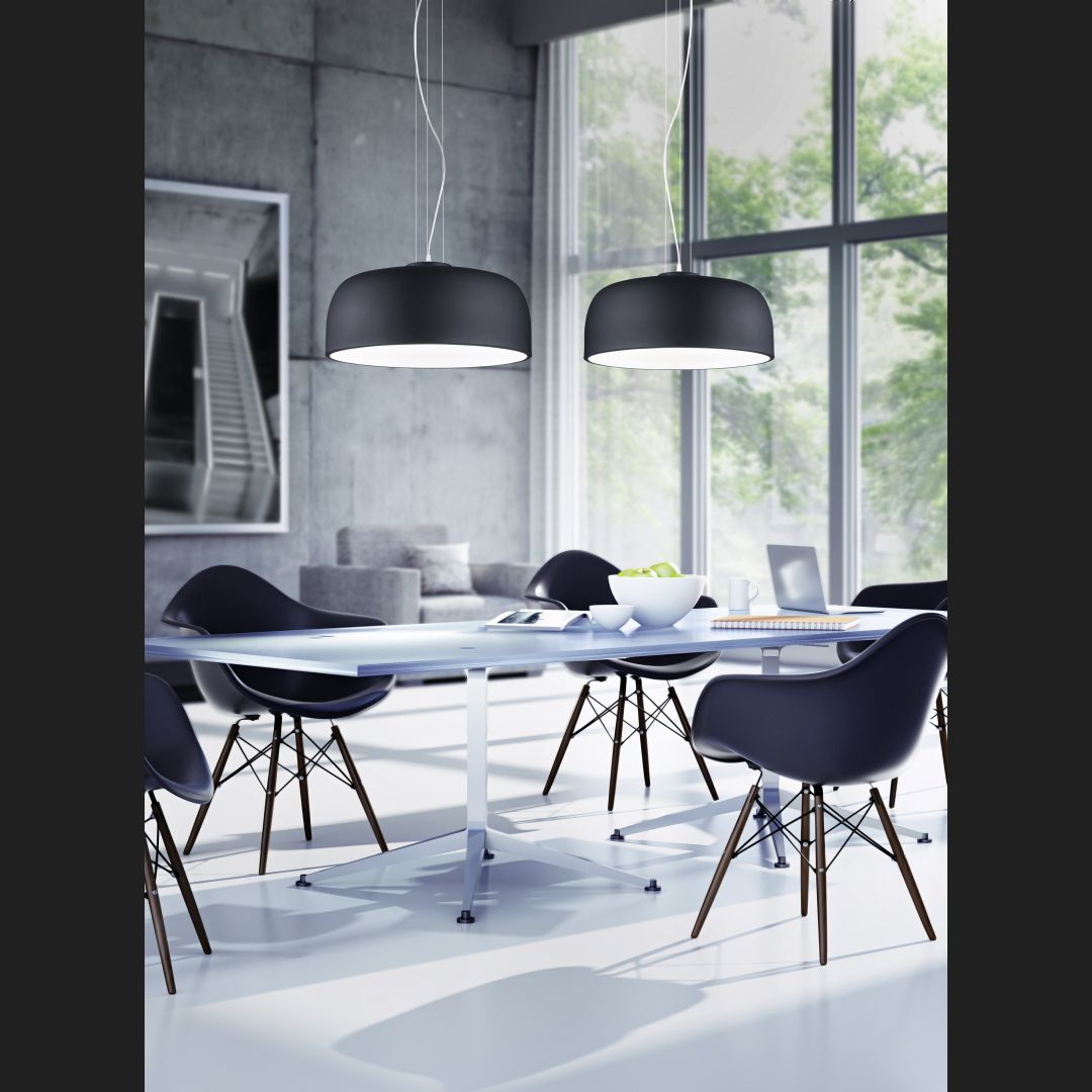 Baron - Pendant - Black Matt - Trio