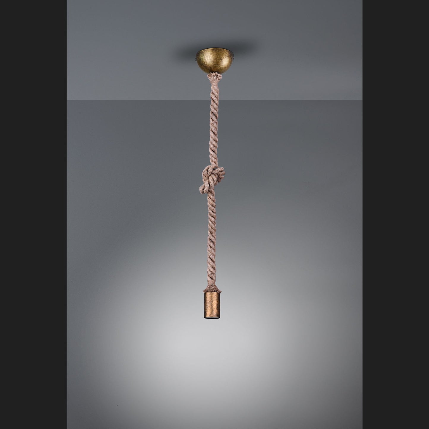 Rope - Pendant - Old Brass - Trio