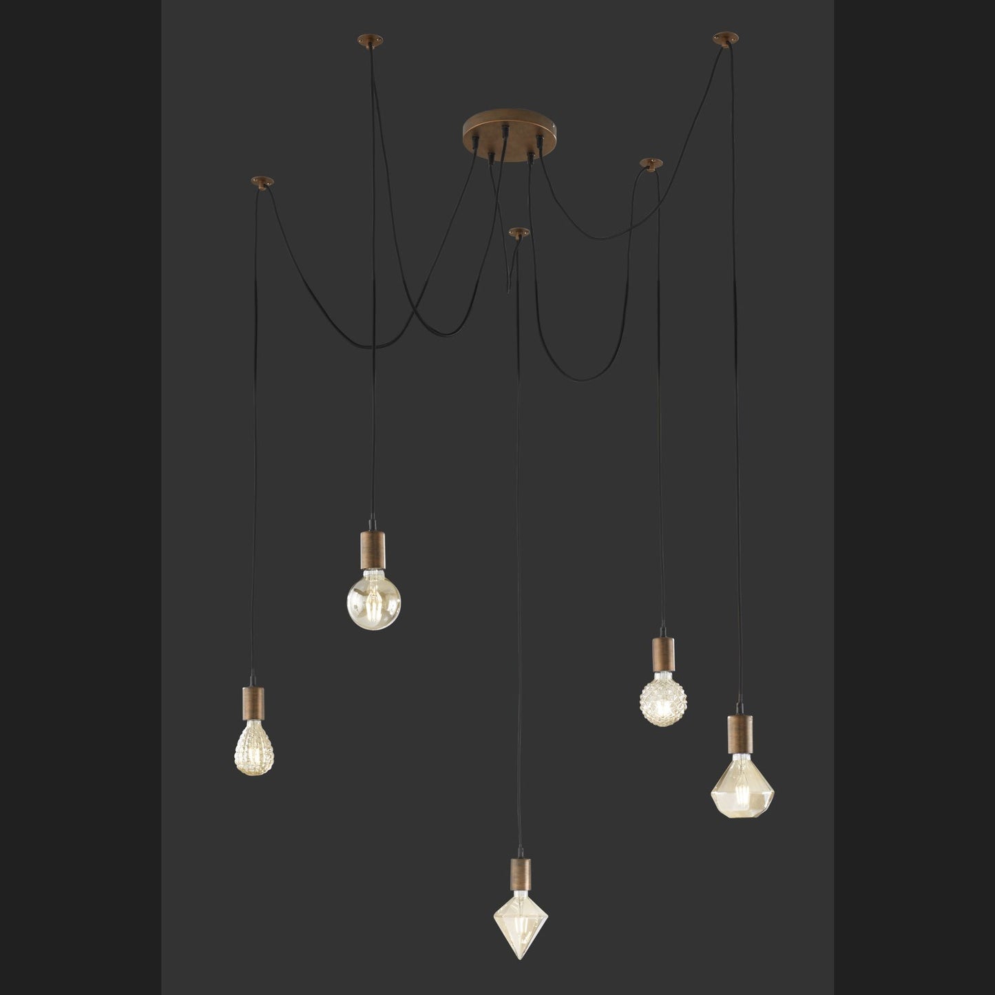 Cord - Pendant - Antique Copper - Trio