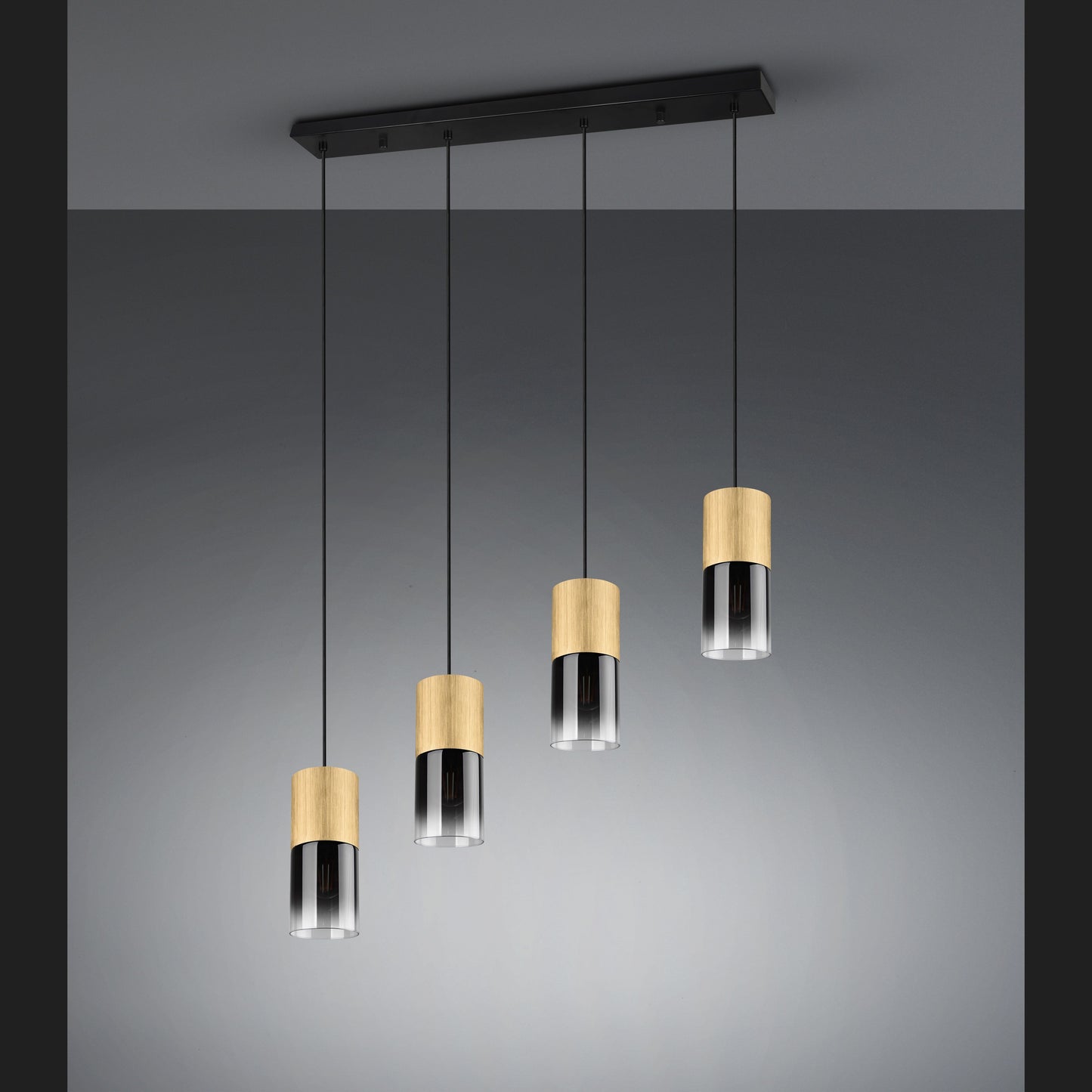 Robin - Pendant - Smoke - Trio