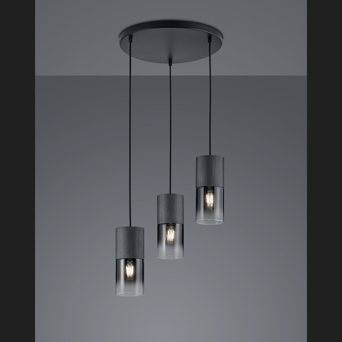 Robin - Pendant - Smoke - Trio