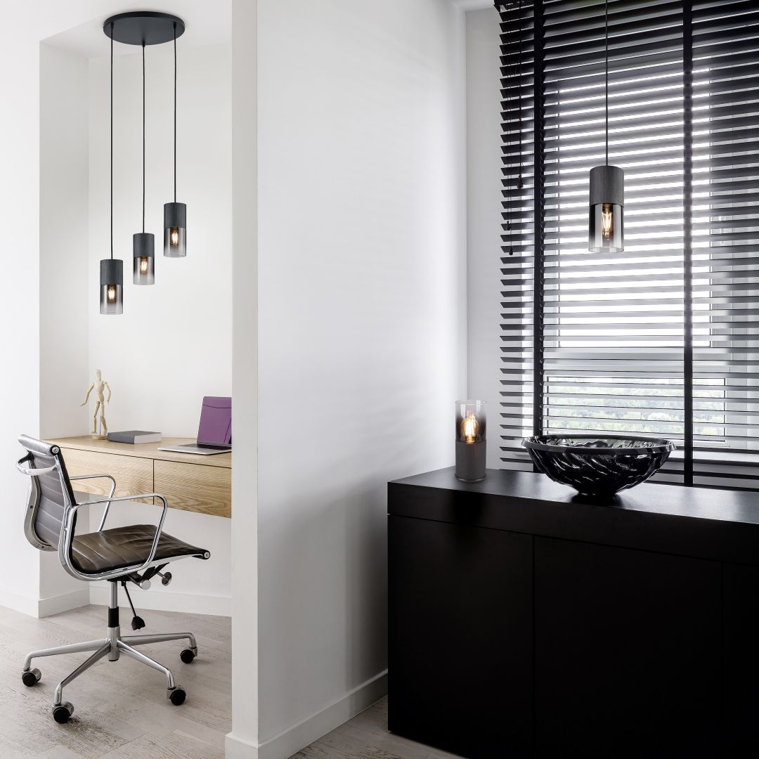 Robin - Pendant - Smoke - Trio