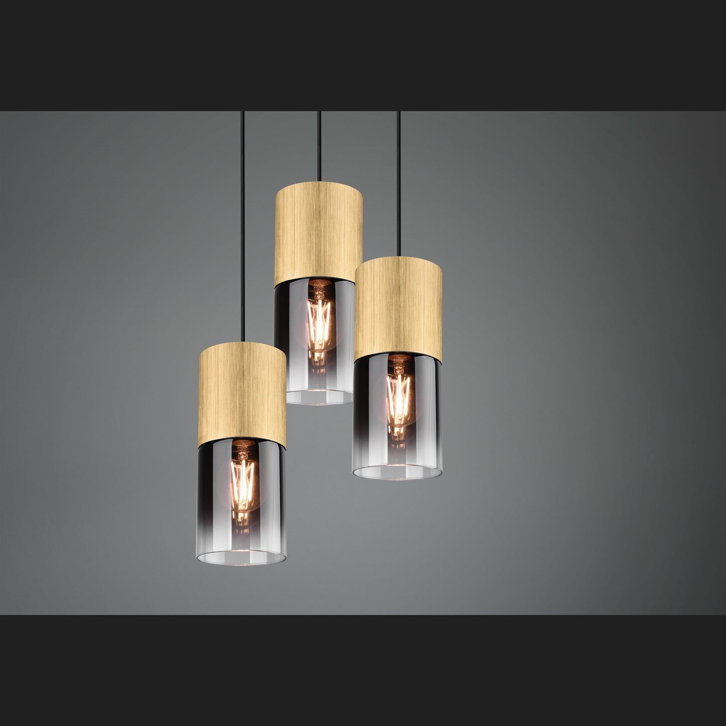 Robin - Pendant - Smoke - Trio