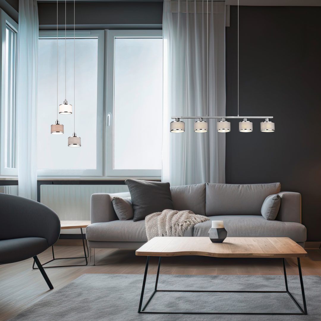 Kaprun - Pendant - Grey - Trio