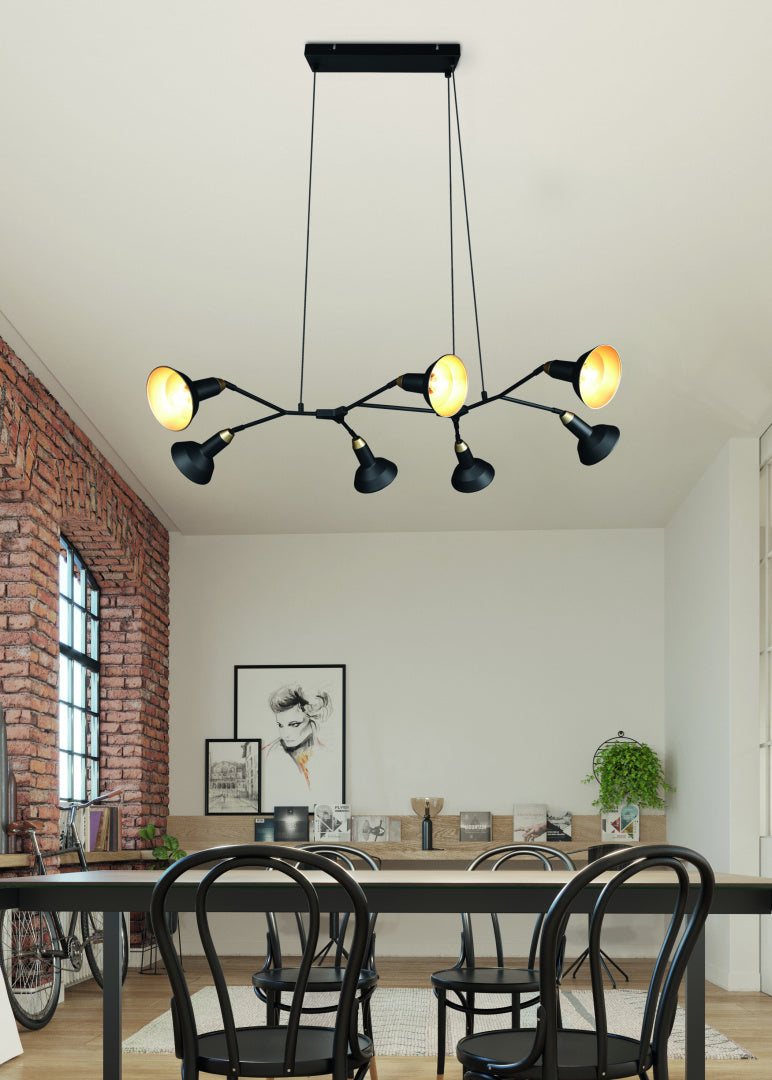 Roxie - Pendant - Black Matt - Trio