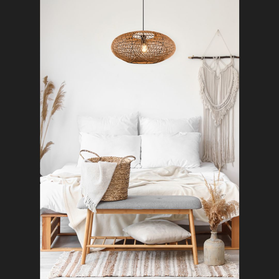 Hedda - Pendant - Natural Finish - Trio