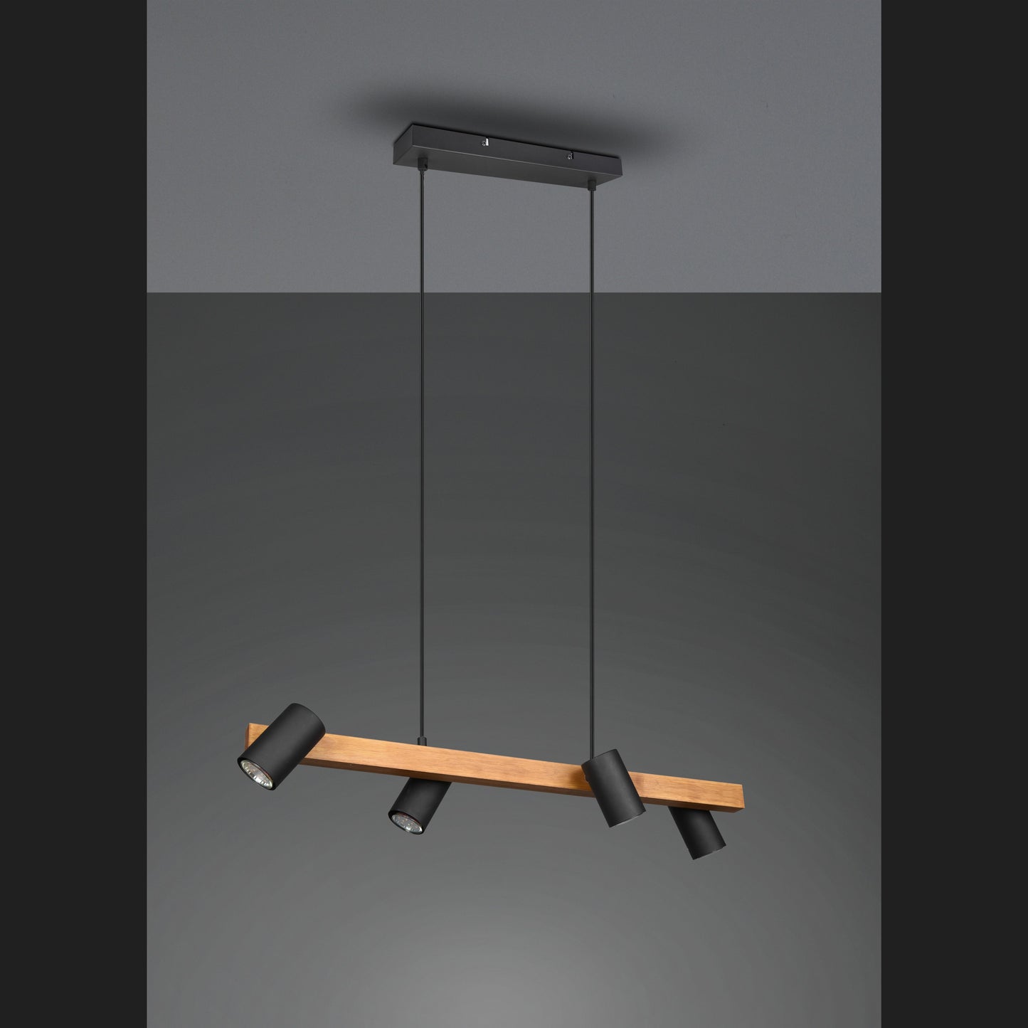 Marley - Pendant - Black Matt - Trio