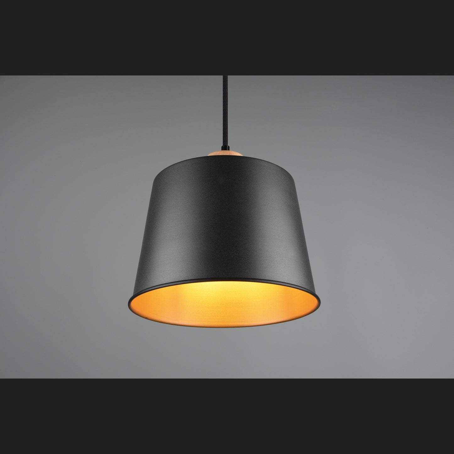 Harris - Pendant - Black Matt - Trio