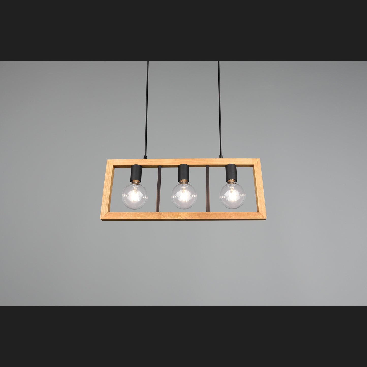 Agra - Pendant - Wood Coloured - Trio