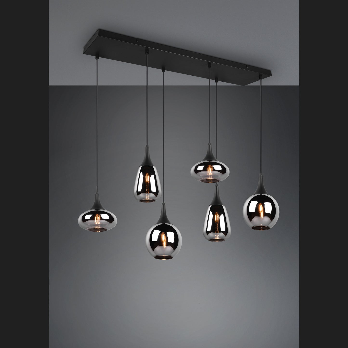 Lumina - Pendant - Chrome Plated - Trio