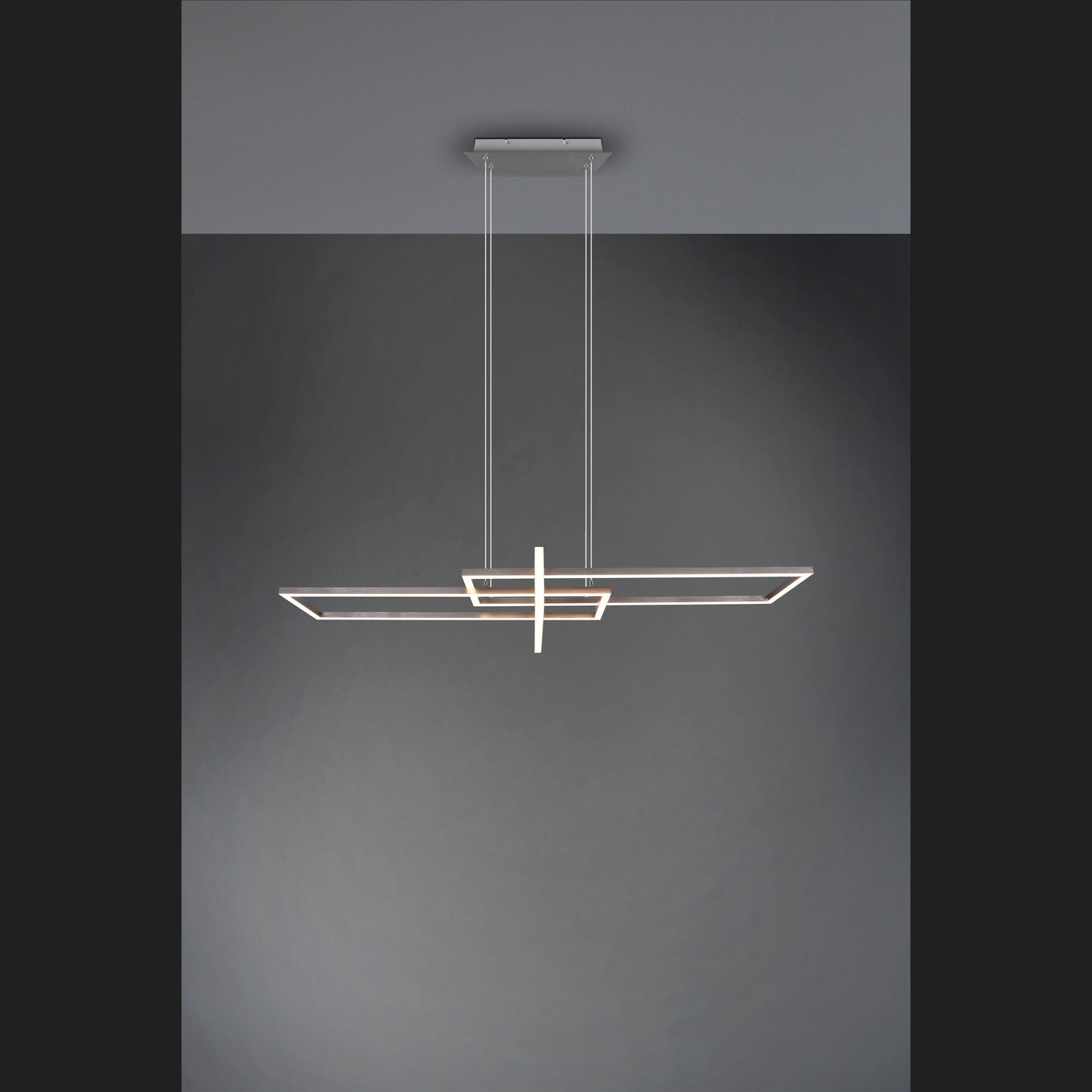 Salinas - Pendant - Nickel Matt - Trio
