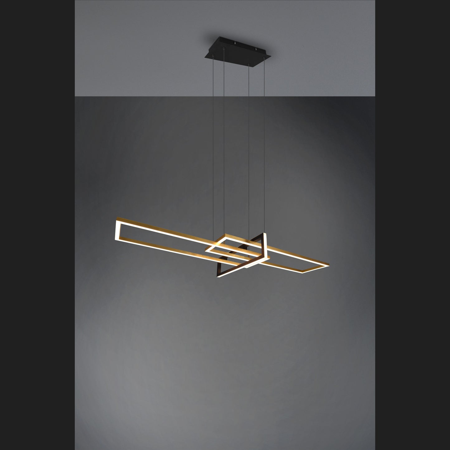Salinas - Pendant - Brass Matt - Trio