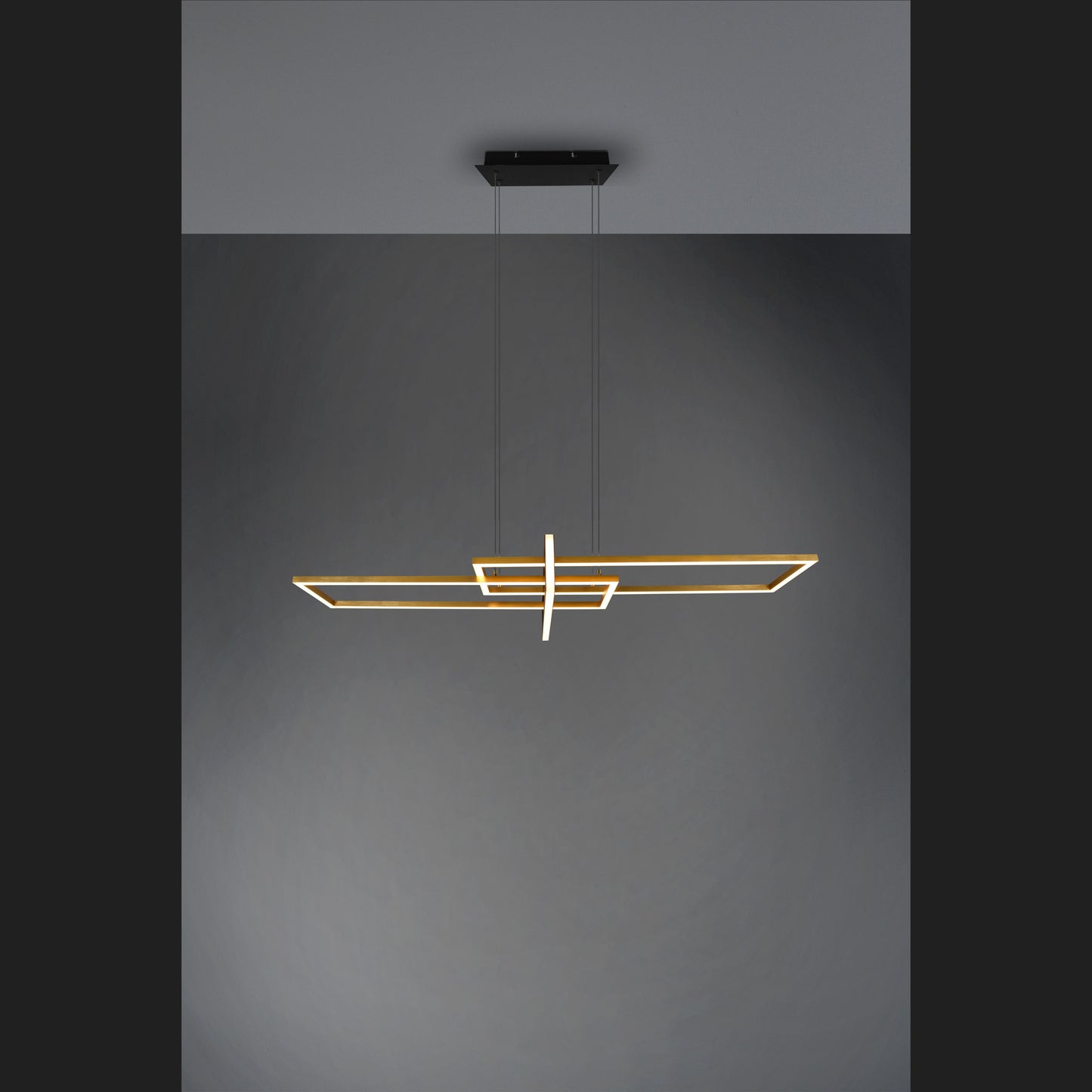 Salinas - Pendant - Brass Matt - Trio