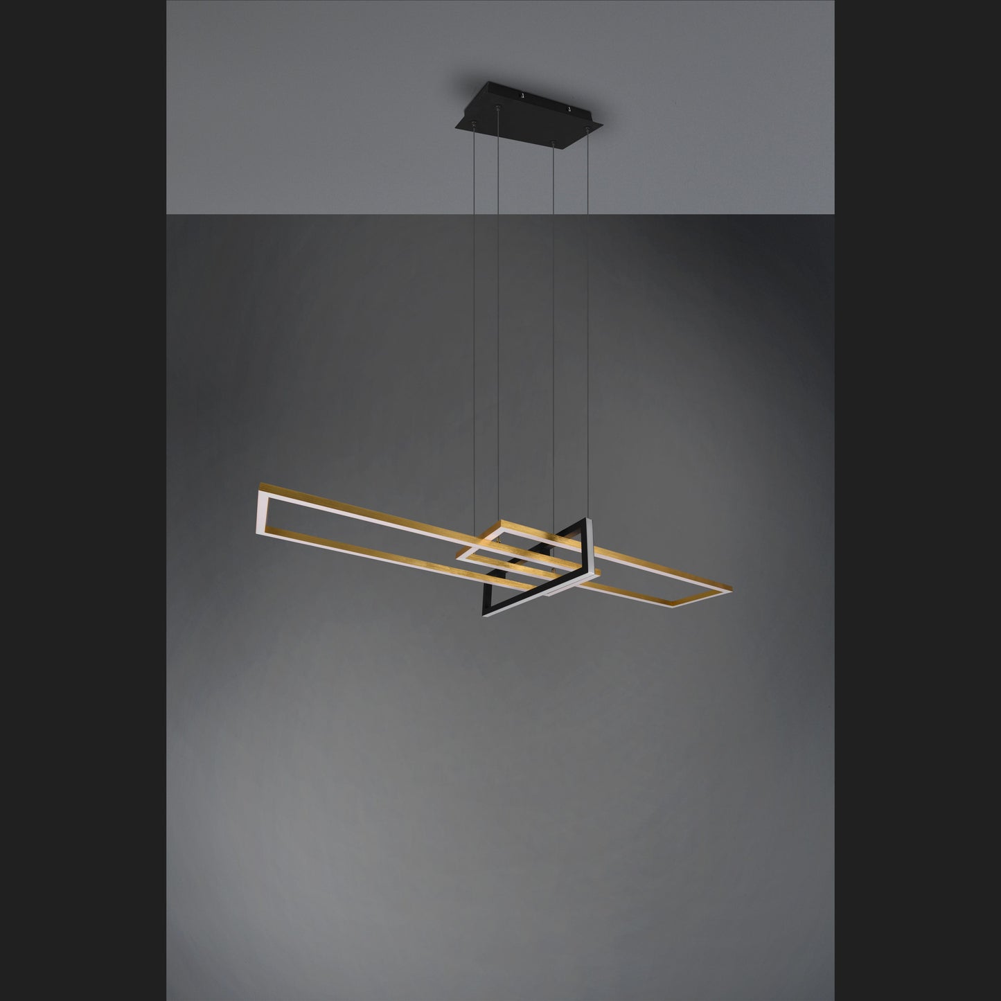 Salinas - Pendant - Brass Matt - Trio