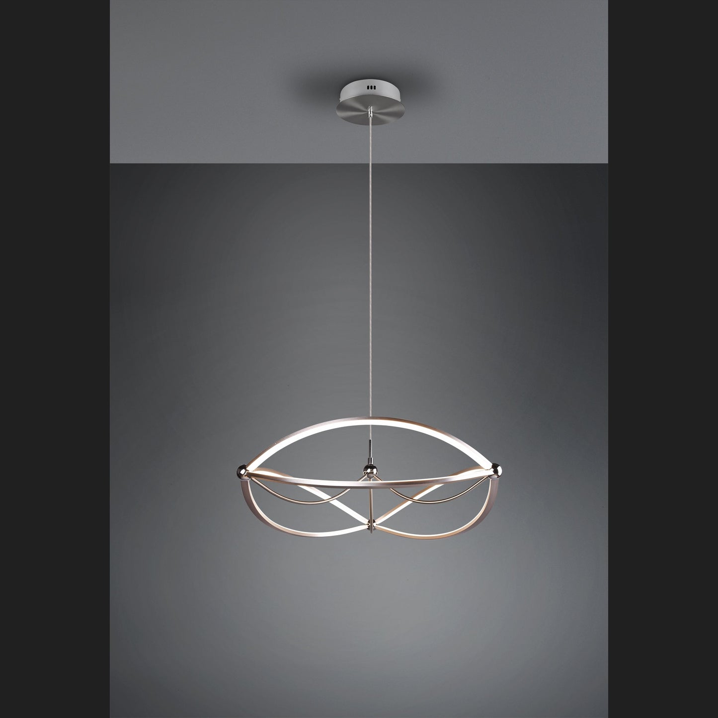 Charivari - Pendant - Nickel Matt - Trio