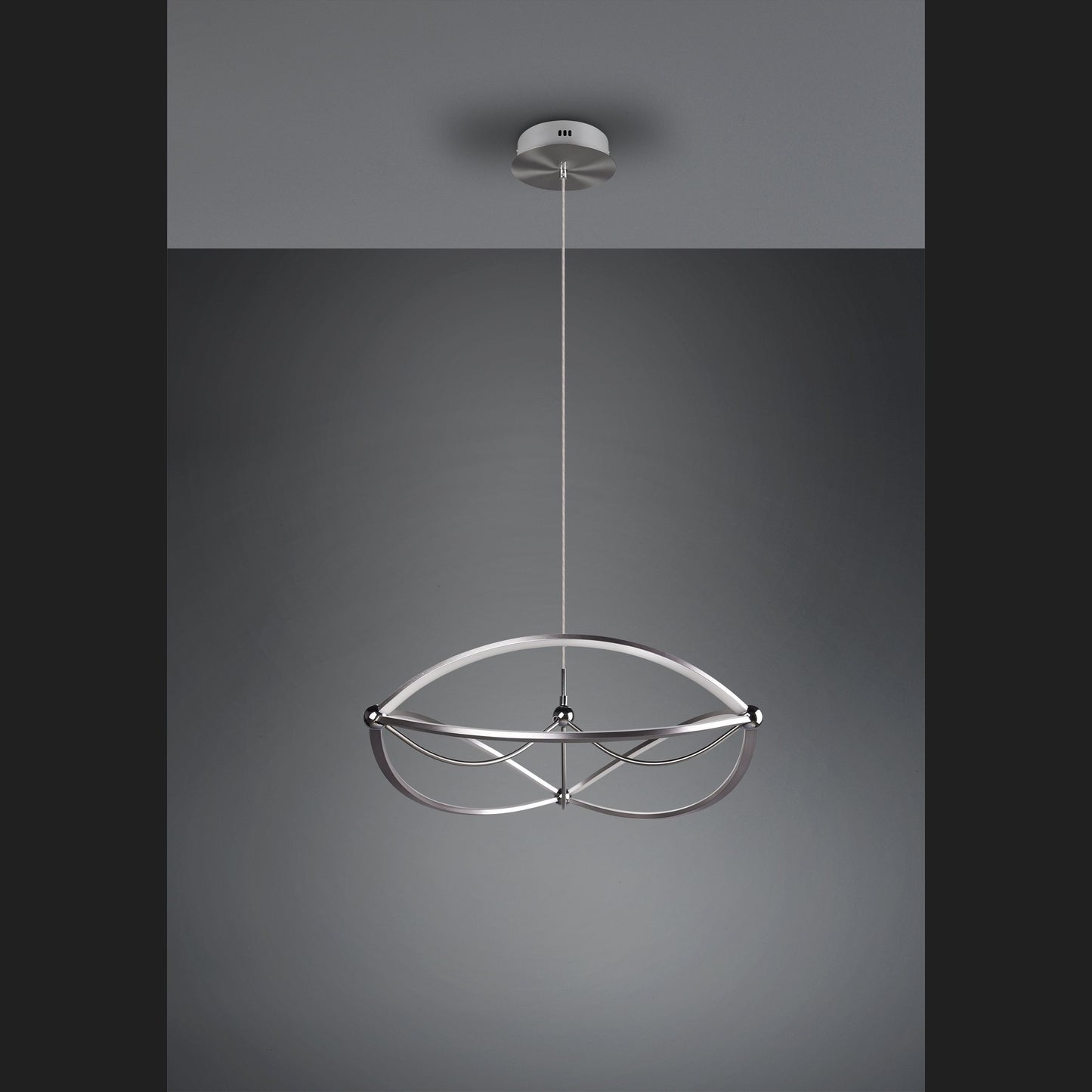Charivari - Pendant - Nickel Matt - Trio