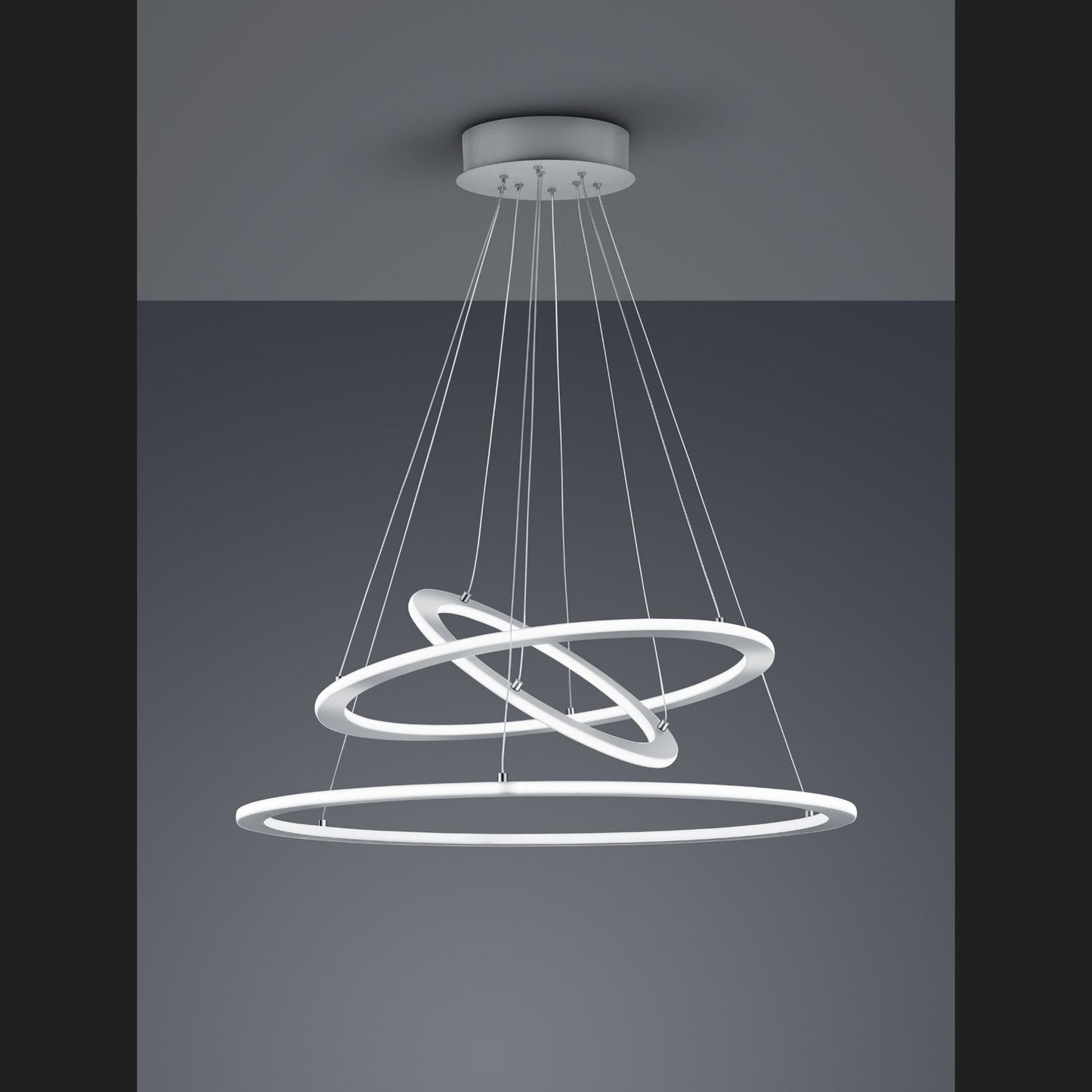 Durban - Pendant - Nickel Matt - Trio