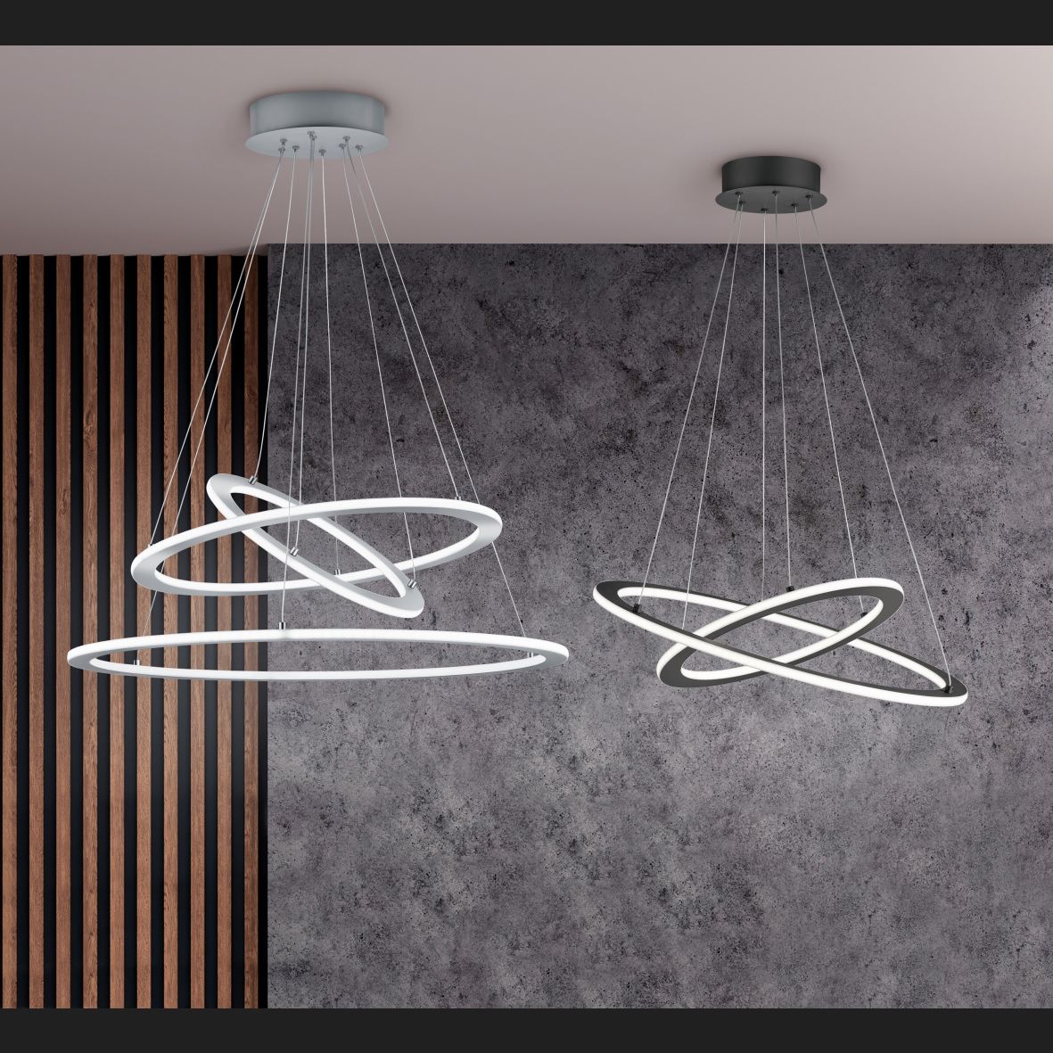 Durban - Pendant - Nickel Matt - Trio