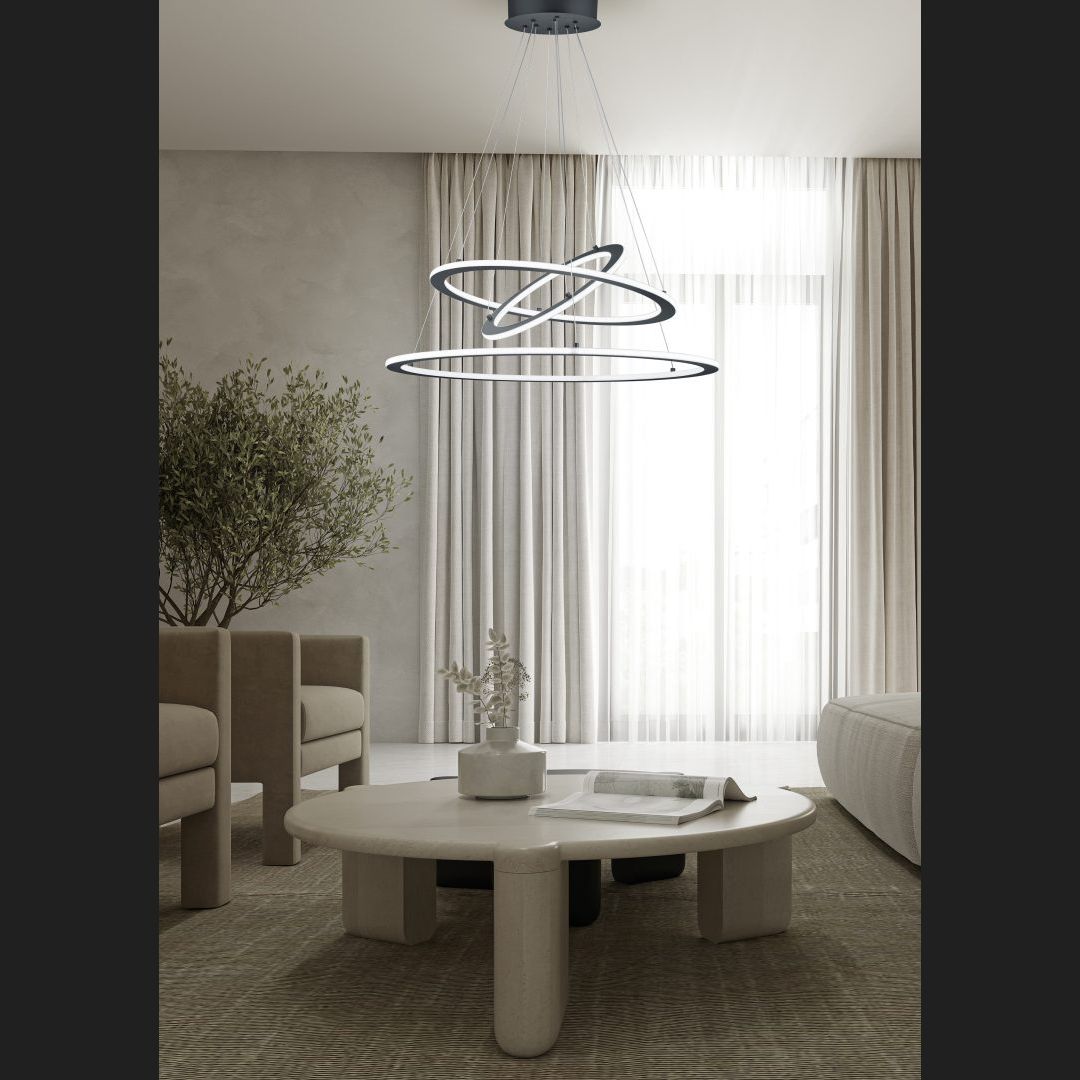 Durban - Pendant - Anthracite - Trio