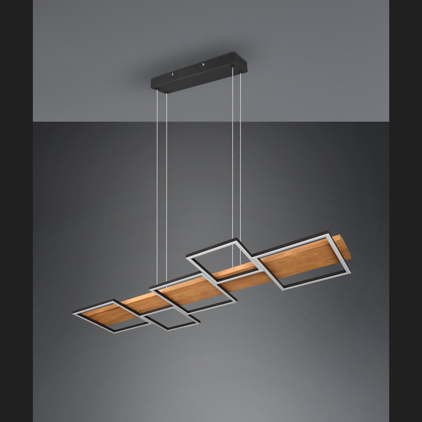 Harper - Pendant - Black Matt - Trio