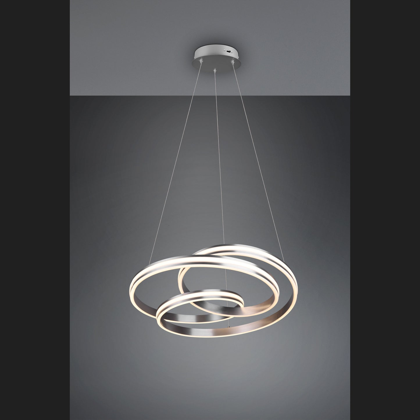 Nuria - Pendant - Nickel Matt - Trio