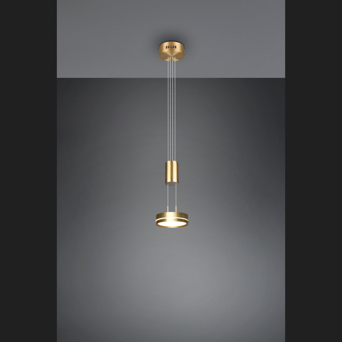 Franklin - Pendant - Brass Matt - Trio