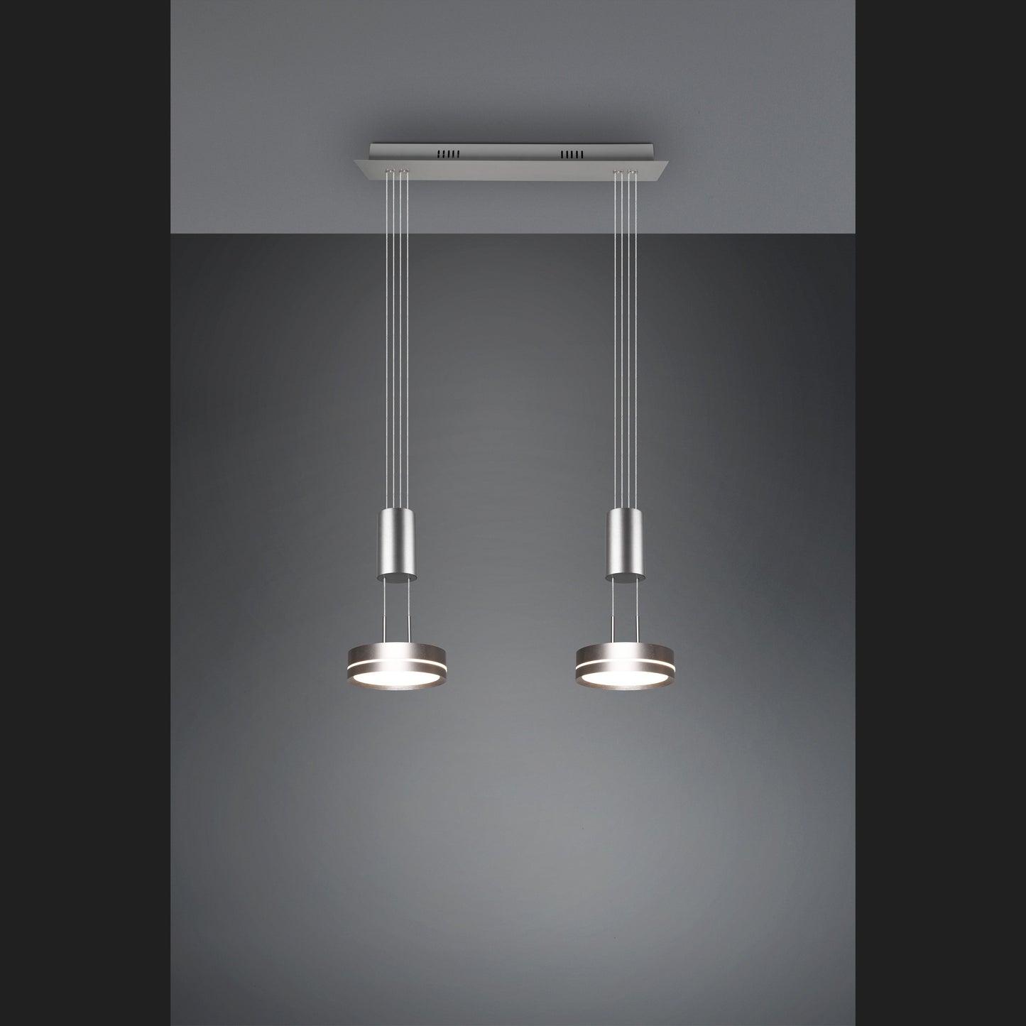 Franklin - Pendant - Nickel Matt - Trio