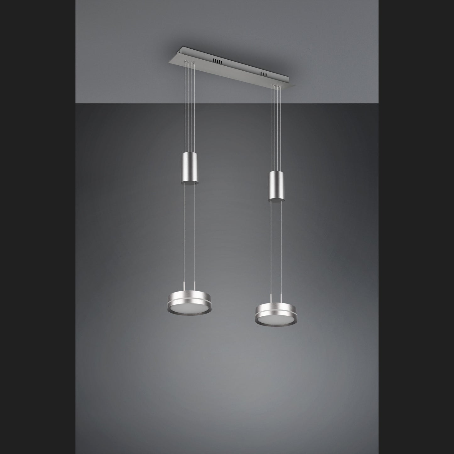 Franklin - Pendant - Nickel Matt - Trio