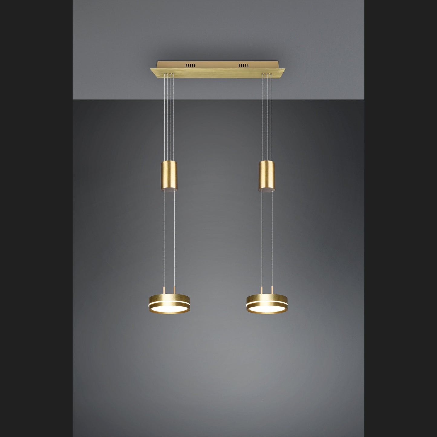 Franklin - Pendant - Brass Matt - Trio