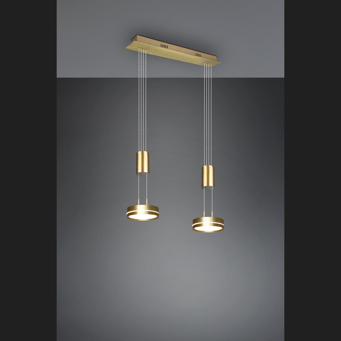 Franklin - Pendant - Brass Matt - Trio