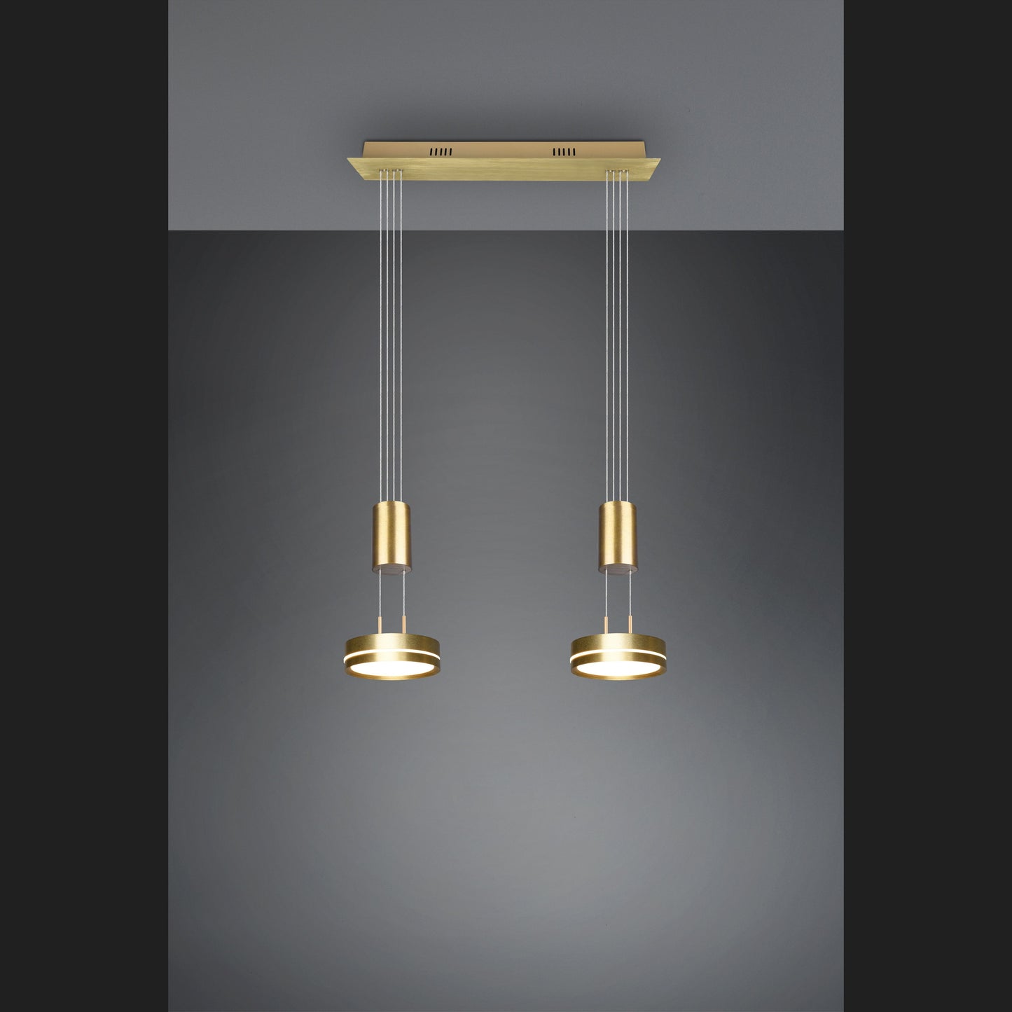 Franklin - Pendant - Brass Matt - Trio
